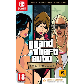 SWITCH GRAND THEFT AUTO TRILOGY - GTA TRILOGY - THE DEFINITIVE EDITION (CODE IN 