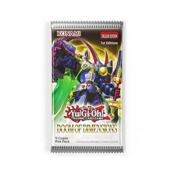 DRUŠTVENA IGRA - YU-GI-OH! - TCG DOOM OF DIMENSIONS - BOOSTER PACK 