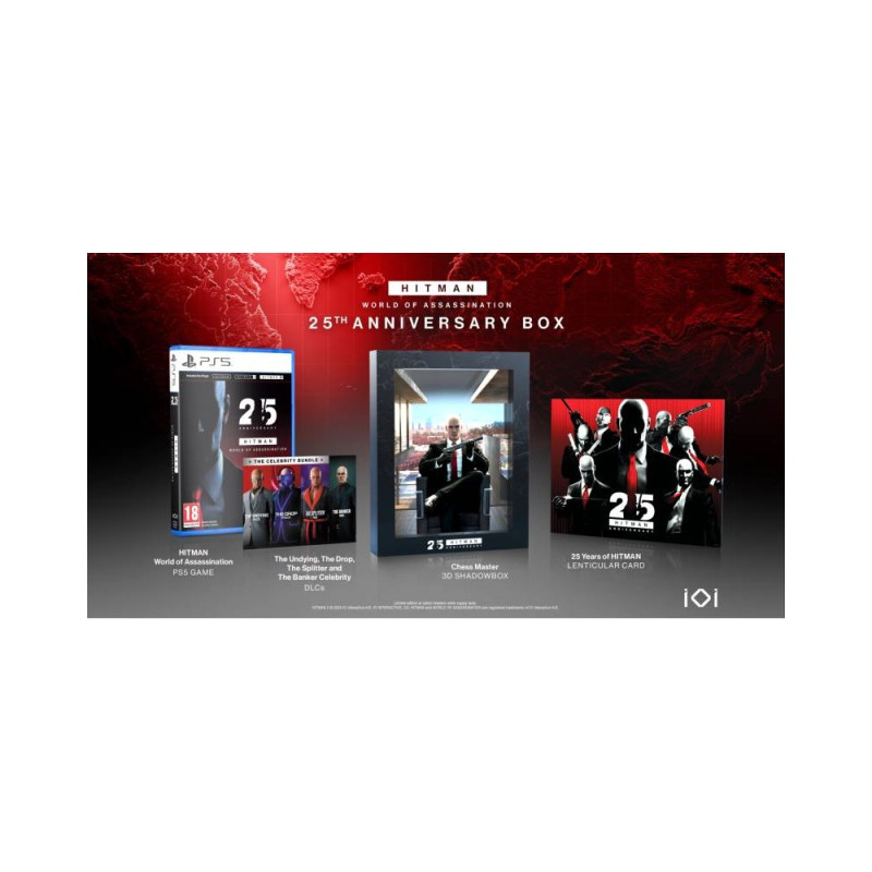 PS5 HITMAN - WORLD OF ASSASSINATION - 25TH ANNIVERSARY EDITION 