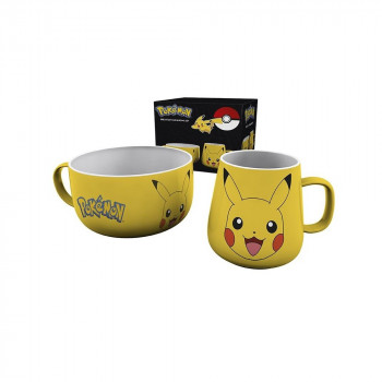 GIFT SET ABYSTYLE - POKEMON - PIKAČU - ČINIJA I ŠOLJA AKCIJA 400ML 