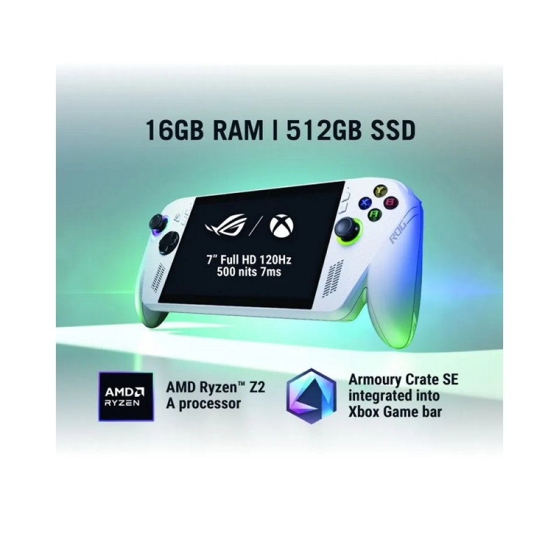 KONZOLA ASUS ROG XBOX ALLY - WHITE 512 GB 
