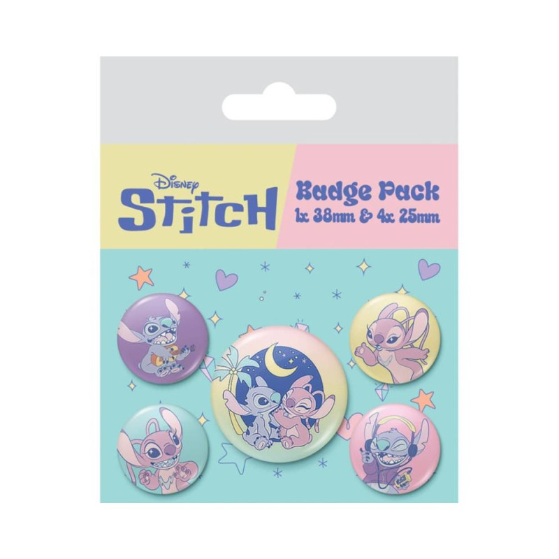 BEDŽEVI THE LILO AND STITCH - BADGE PACK 