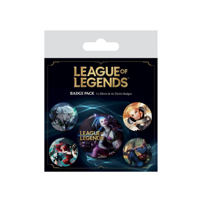 BEDŽEVI LEAGUE OF LEGENDS - BADGE PACK 