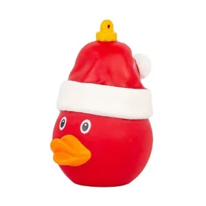LILALU PATKICA - CHRISTMAS BALL WITH HAT - RUBBER DUCK 9CM