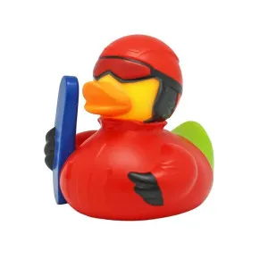LILALU PATKICA - SNOWBOARDER - RUBBER DUCK 9CM
