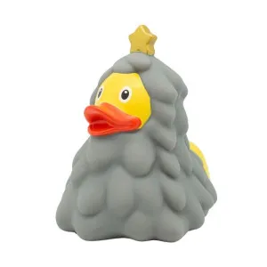 LILALU PATKICA - GREY CHRISTMAS TREE - RUBBER DUCK 9CM