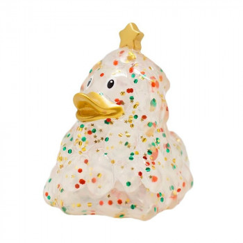 LILALU PATKICA - GLITTER CHRISTMAS TREE - RUBBER DUCK 9CM 