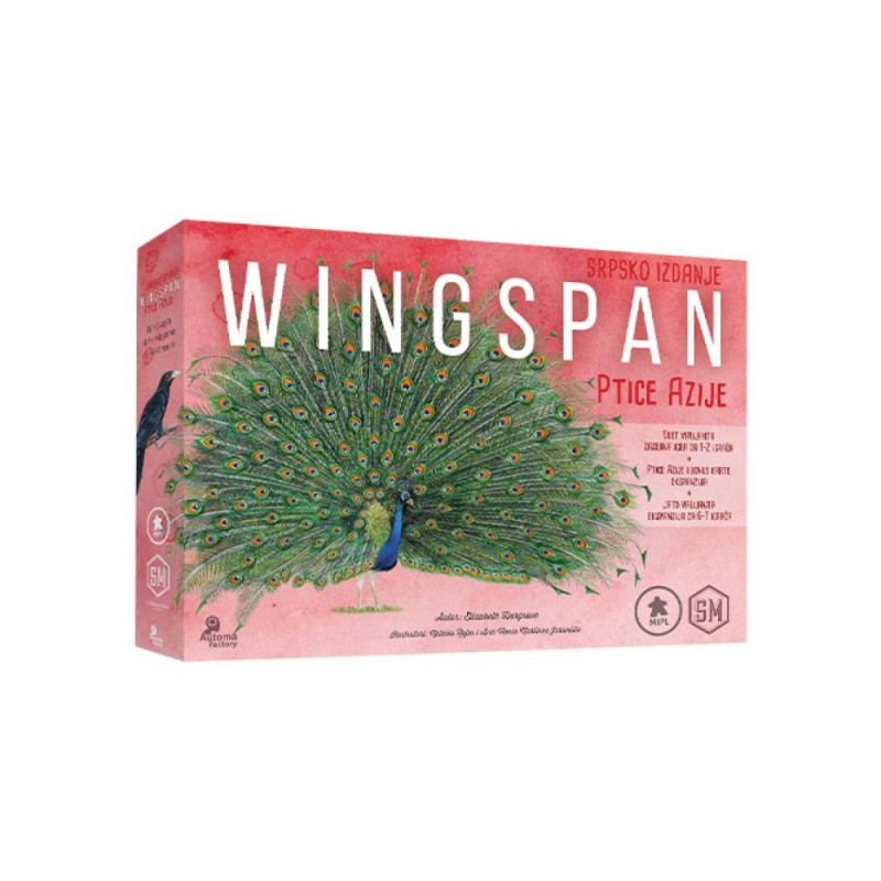 BOARD GAME WINGSPAN - PTICE AZIJE 