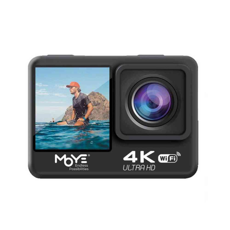MOYE VENTURE DUO 4K WI-FI ACTION CAMERA 