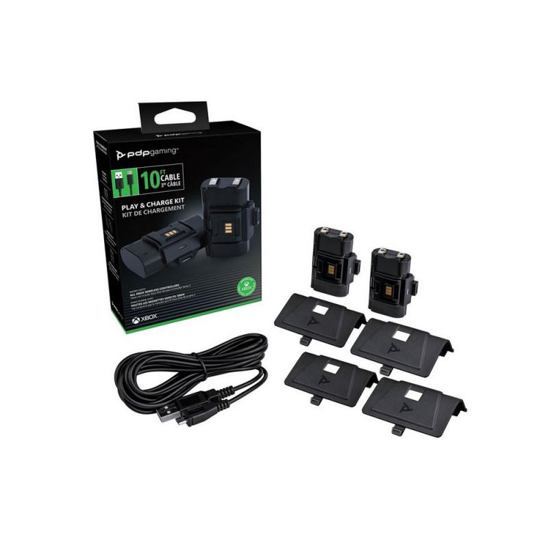 XBOX ONE PLAY & CHARGE KIT BLACK - PDP 