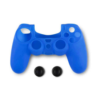 SPARTAN GEAR CONTROLLER SILICON SKIN COVER & THUMB GRIPS BLUE 
