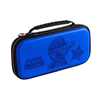 TORBICA DELUXE TRAVEL CASE & CARTRIDGE CASE - SUPER MARIO - BLUE 