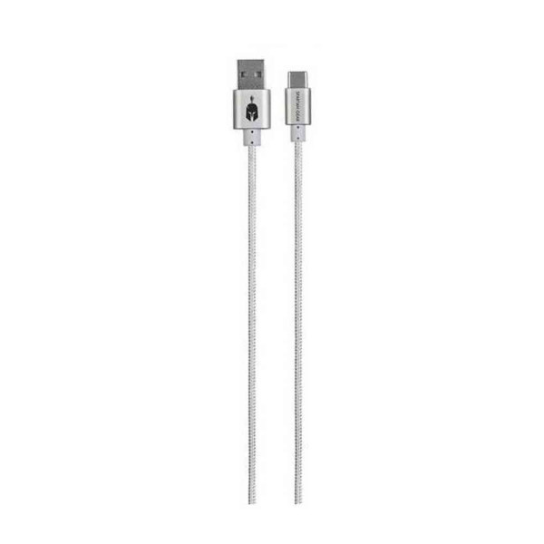 SPARTAN GEAR DOUBLE SIDED CHARGING CABLE - TYPE C - WHITE 