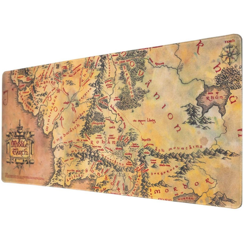PODLOGA LORD OF THE RINGS - MIDDLE EARTH MAP XL DESK PAD 