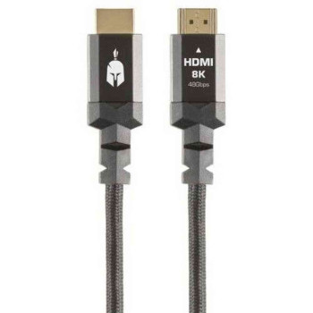HDMI CABLE SPARTAN GEAR 21 8K 15M - ALUMINUM WITH GOLD PLATED PLUGS 