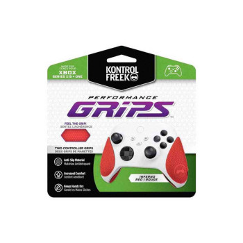 KONTROLFREEK CONTROLLER PERFORMANCE GRIPS - RED XBOX ONE XBOX SERIES X 
