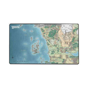 PODLOGA KONIX - DUNGEONS & DRAGONS - FAERUN MAP - XXL MOUSE PAD 