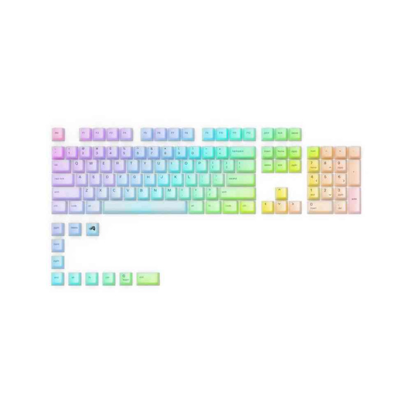 KEYCAPS GLORIOUS POLYCHROMA RGB SEMI-TRANSPARENT 