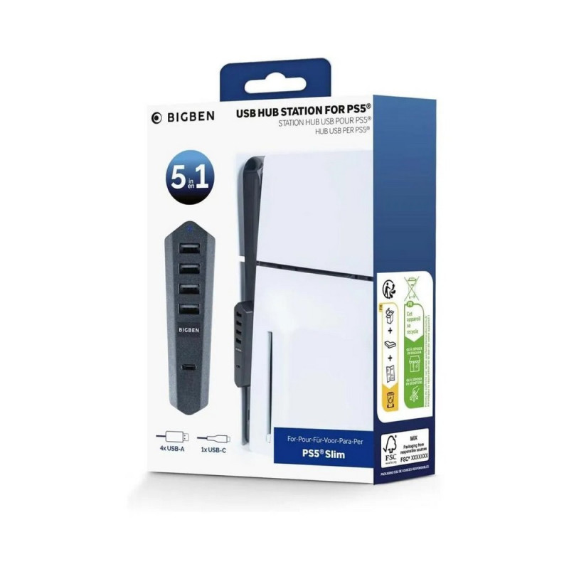USB HUB BIGBEN X5 PS5 SLIM 