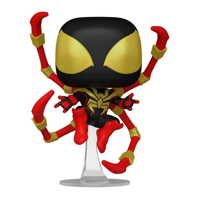 BOBBLE FIGURE MARVEL - SPIDER-MAN POP! - MILES MORALES IRON SPIDER 