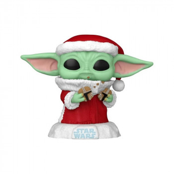 BOBBLE FIGURE STAR WARS HOLIDAY POP! - GROGU 747 9CM 