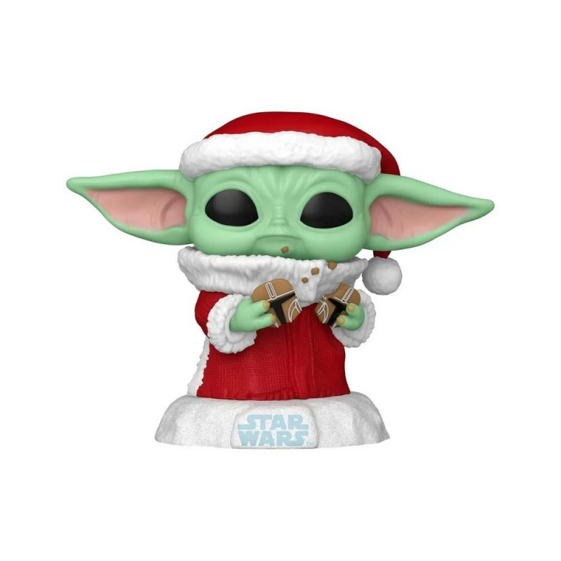 BOBBLE FIGURE STAR WARS HOLIDAY POP! - GROGU 747 9CM 