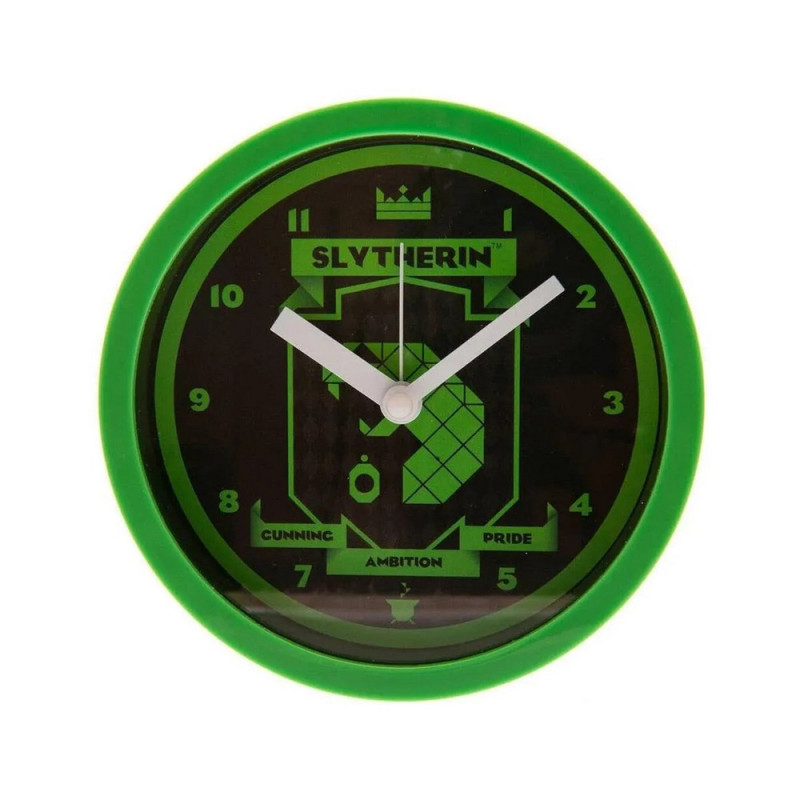 SAT HARRY POTTER - BRUTALIST SLYTHERIN - DESK CLOCK 