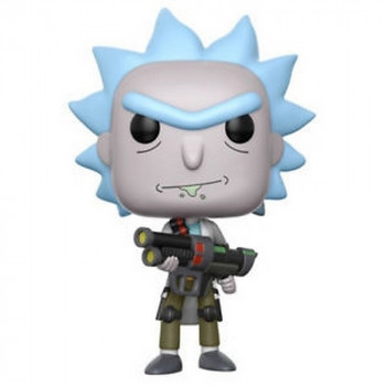 BOBBLE FIGURE ANIMATION - RICK AND MORTY POP! - WEAPONIZED RICK 