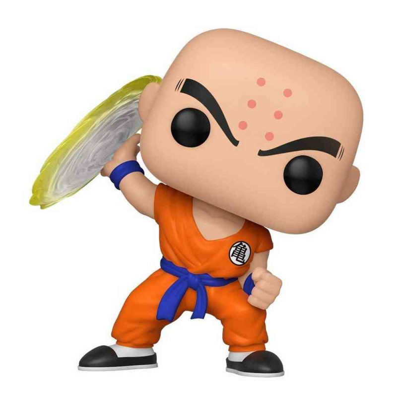 BOBBLE FIGURE ANIME - DRAGON BALL Z POP! - KRILLIN WITH DESTRUCTO DISC 
