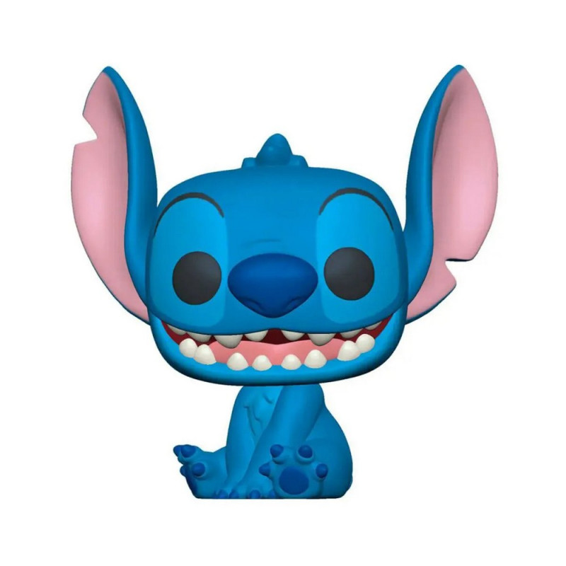 BOBBLE FIGURE DISNEY - LILO & STITCH POP! - SMILING SEATED STITCH 