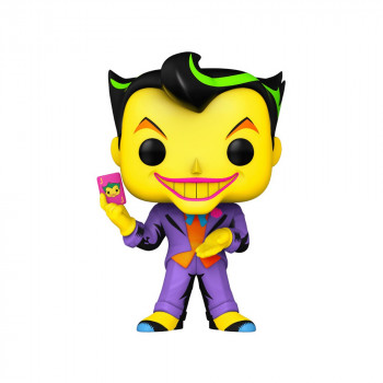 BOBBLE FIGURE DC - BATMAN THE ANIMATED SERIES POP! - THE JOKER - GLOWS IN THE DA 
