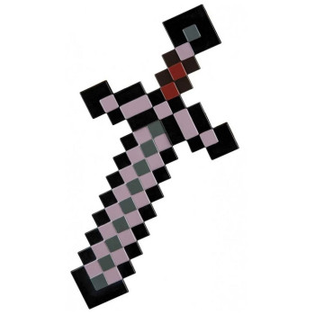 REPLICA MINECRAFT - NETHER SWORD - BLACK 51CM 