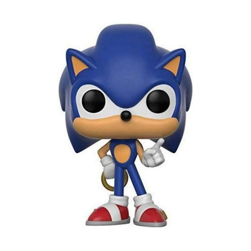 BOBBLE FIGURE GAMES - SONIC THE HEDGEHOG POP! - SONIC WITH RING 9CM 