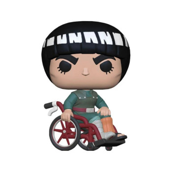 BOBBLE FIGURE ANIME - NARUTO SHIPPUDEN POP! - MIGHT GUY (WHITE CHROME) 