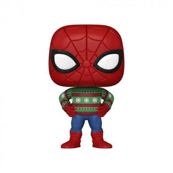 BOBBLE FIGURE MARVEL POP! - SPIDER-MAN (HOLIDAY) 
