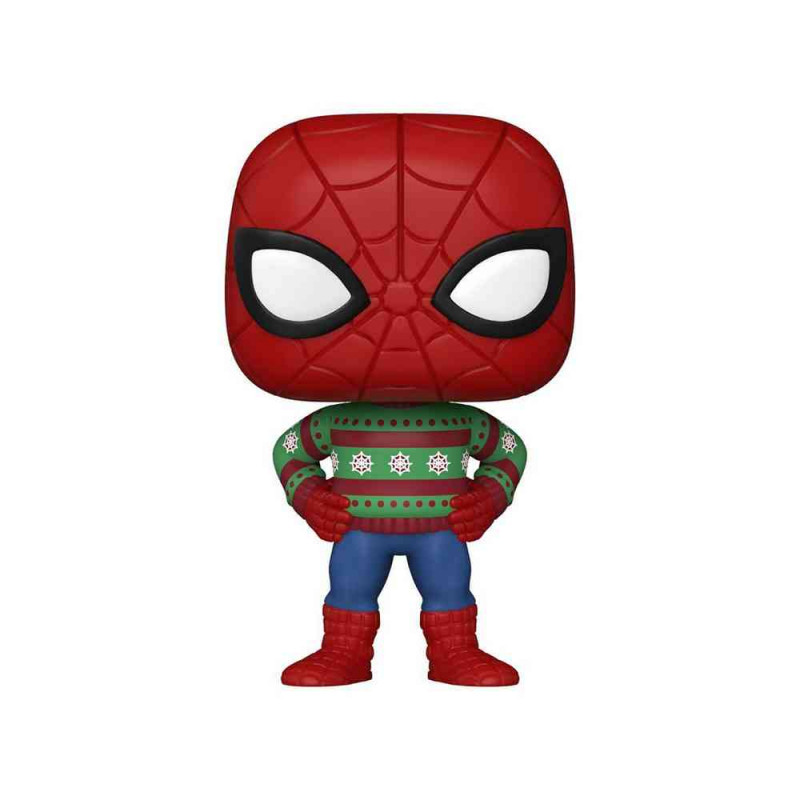 BOBBLE FIGURE MARVEL POP! - SPIDER-MAN (HOLIDAY) 