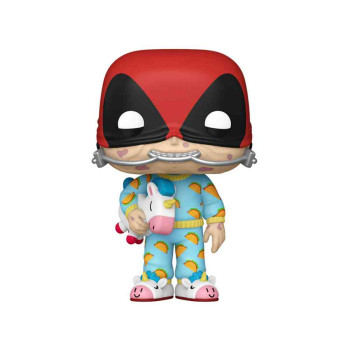 BOBBLE FIGURE MARVEL POP! - SLEEPOVER DEADPOOL 