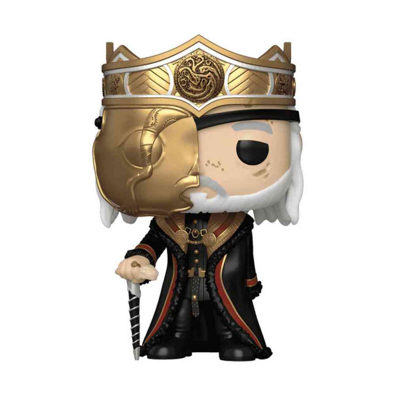 BOBBLE FIGURE HOUSE OF THE DRAGON POP! - MASKED VISERYS TARGARYEN 