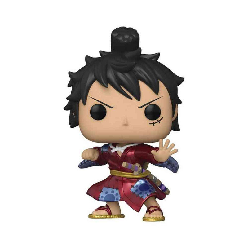 BOBBLE FIGURE ANIME - ONE PIECE POP! - LUFFY IN KIMONO - SPECIAL EDITION 
