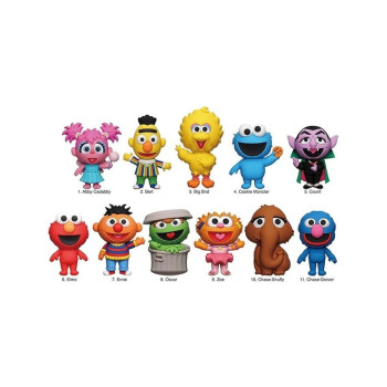 BAG CLIPS SESAME STREET SERIES 01 