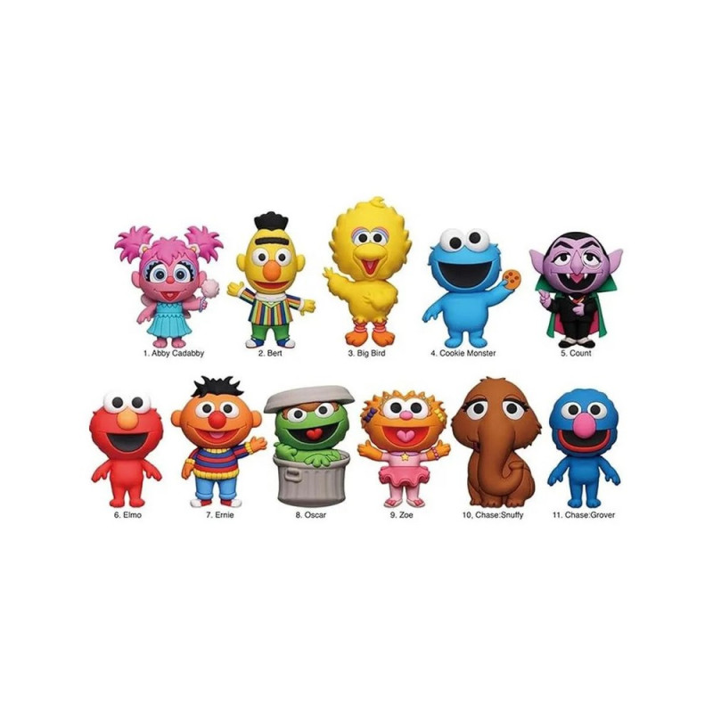 BAG CLIPS SESAME STREET SERIES 01 