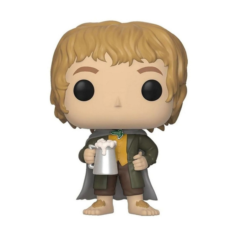 BOBBLE FIGURE MOVIES - THE LORD OF THE RINGS POP! - MERRY BRANDYBUCK 9CM 