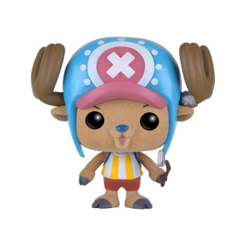 BOBBLE FIGURE ANIME - ONE PIECE POP! - TONY TONY, CHOPPER (FLOCKED) 9CM 