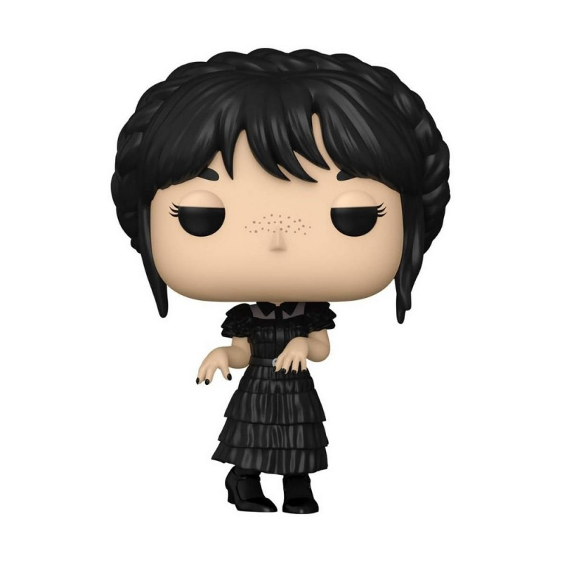 BOBBLE FIGURE TELEVISON - WEDNESDAY POP! - WEDNESDAY ADDAMS 1577 