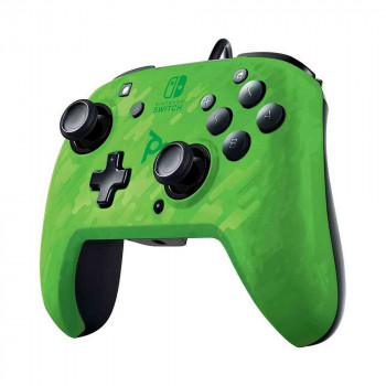 GAMEPAD PDP FACEOFF DELUXE+ CAMO GREEN 