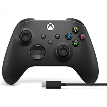 GAMEPAD MICROSOFT XBOX ONE SERIES X WIRELESS CONTROLLER + CABLE - CARBON BLACK 