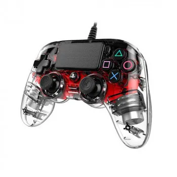 GAMEPAD NACON WIRED ILLUMINATED COMPACT CONTROLLER - LIGHT RED 