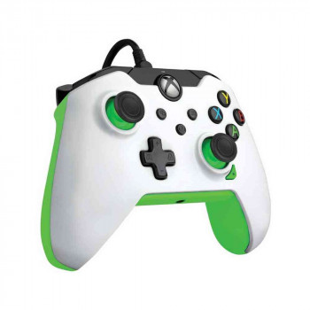 GAMEPAD PDP WIRED CONTROLLER - NEON WHITE - GREEN 