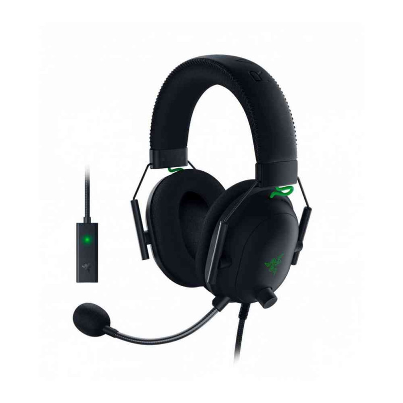 SLUSALICE RAZER BLACKSHARK V2 + USB SOUND CARD - BLACK 