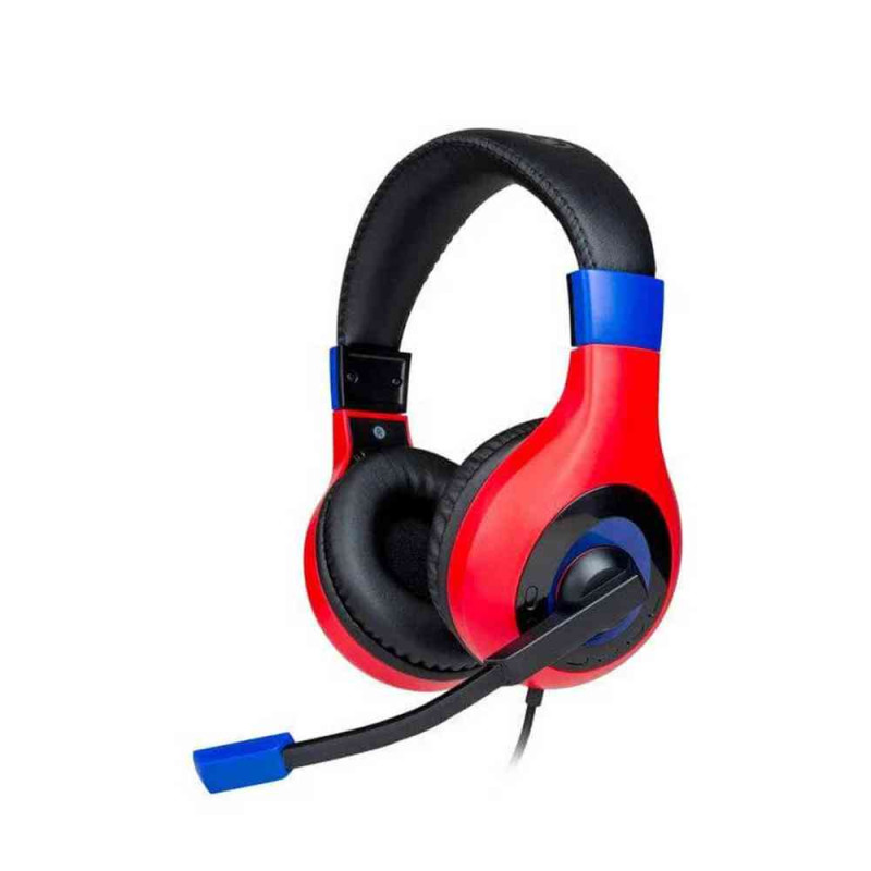 SLUSALICE BIGBEN WIRED STEREO HEADSET - RED & BLUE 